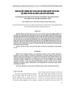 Báo cáo nông nghiệp: 