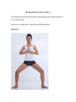 Bài tập giảm cân và làm săn chắc cơ ppt