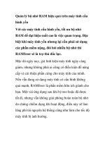 Quản lý bộ nhớ RAM hiệu quả trên máy tính cấu hình yếu pot