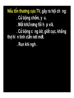 Bài giảng chức năng điều tiết vận động của hệ thần kinh trung ương part 4 pot