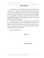 Thực trạng xuất khẩu nông sản việt nam sang EU và rào cản kỹ thuật của EU với nông sản việt nam