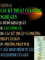 NHẬP MÔN CÔNG NGHỆ SINH HỌC - CHƯƠNG 3 ppt