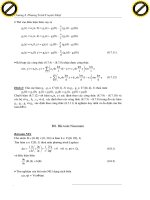 Giáo trình phân tích quy trình vận dụng nguyên lý sử dụng toán tử divergence p10 potx