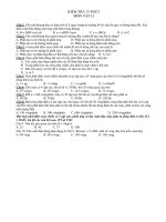 KIỂM TRA 15 PHÚT MÔN VẬT LÍ potx