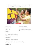 Sáng kiến kinh nghiệm môn thủ công lớp 1 – bài 6 xé, dán hình ngôi nhà doc