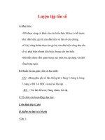 Giáo án môn Toán lớp 7 : Tên bài dạy : Luyện tập tần số doc