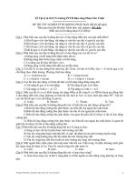 ĐỀ THI TỐT NGHIỆP PTTH KHÔNG PHÂN BAN - Trường PTTH Bán Công potx