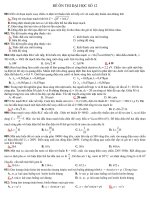 ĐỀ ÔN THI ĐẠI HỌC SỐ 12 ppt