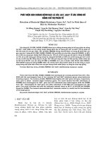 Báo cáo nông nghiệp: 