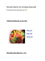 Đèn pháo bông hay hay cho phòng chúng mình ppt