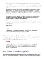 management alpha 10 Minute Guide to Project Management PHẦN 3 pps