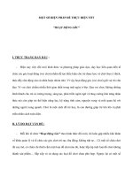 MỘT SỐ BIỆN PHÁP ĐỂ THỰC HIỆN TỐT“HOẠT ĐỘNG GÓC” docx