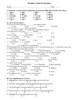 Written test 45 minutes pptx