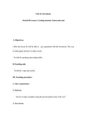 Unit 16: Inventions.Period 98 Lesson 1: Getting started+ Listen and ...