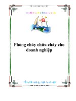 Phòng cháy chữa cháy cho doanh nghiệp ppsx