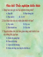 Cau hoi trac nghiem sinh ly thuc vat C8 ppsx