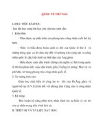 Giáo án Lịch Sử lớp 10: QUỐC TẾ THỨ HAI pot