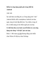 Kiểm tra ứng dụng ngốn pin trong thiết bị Android pps