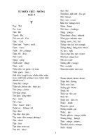 Từ điển Việt-H''''mông Part4 pptx