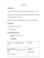 LUYỆN TẬP CĂN THỨC BẬC HAI VÀ HẰNG ĐẲNG THỨC ppt