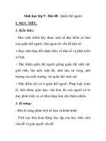 Sinh học lớp 9 - Bài 48: Quần thể người pps