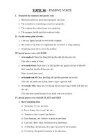 TOPIC 06 – PASSIVE VOICE pps