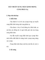 DẪN TRUỀN XUNG THẦN KINH TRONG CUNG PHẢN XẠ ppt