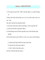 Giáo án Hình Học lớp 10: DẠNG 3 : KHỐI CHÓP ĐỀU doc