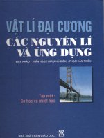 Vật lí đại cương các nguyên lí và ứng dụng - Tập 1 Cơ học và nhiệt học - Chương mở đầu doc