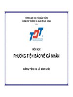 PHƯƠNG TIỆN BẢO VỆ CÁ NHÂN pdf
