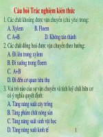 Cau hoi trac nghiem sinh ly thuc vat C5 pot