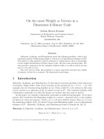 Báo cáo toán học: 