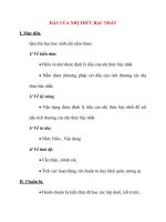 Giáo án Đại Số lớp 10: DẤU CỦA NHỊ THỨC BẬC NHẤT pptx