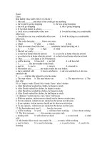 BÀI KIỂM TRA KIẾN THỨC CƠ BẢN 5 ppsx