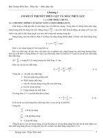 Bài Giảng Môn Học Thủy lực – Máy thủy lực ppt