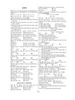 326 câu trắc nghiệm hóa hữu cơ 12 ôn thi tốt nghiệp thpt có đáp án