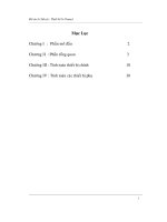 Đồ án thiết kế lò tunnel