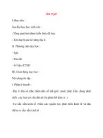 Giáo án Địa Lý lớp 10: ÔN TẬP (TIÊT 2) pps