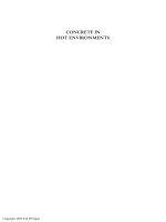 CONCRETE IN HOT ENVIRONMENTS - CHAPTER O ppt