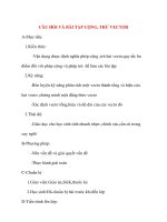 Giáo án Hình Học lớp 10: CÂU HỎI VÀ BÀI TẬP CỘNG, TRỪ VECTOR ppsx
