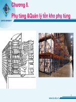 Chương 8. Phụ tùng &Quản lý tồn kho phụ tùng pot