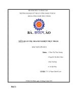 Bài báo cáo quản trị doanh nghiệp thực phẩm docx