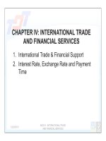 TÀI CHÍNH QUỐC TẾ - CHƯƠNG 4 pptx