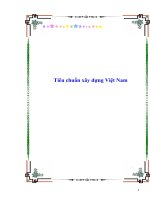 Tiêu chuẩn xây dựng Việt Nam pptx