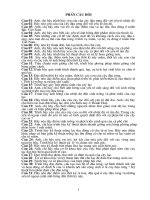 CÂU HỎI ÔN TẬP CÂY CÔNG NGHIỆP docx