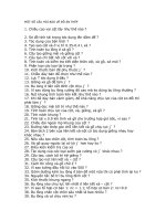 MỘT SỐ CÂU HỎI BẢO VỆ ĐỒ ÁN THÉP pot