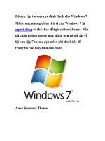 Bộ sưu tập themes cực đỉnh dành cho Windows 7 pot