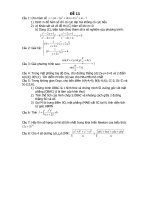 Đề ôn tập môn toán - đề 13 pdf