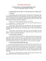 Tài liệu ôn thi nâng ngạch công chức hành chính