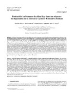 Báo cáo lâm nghiệp: 